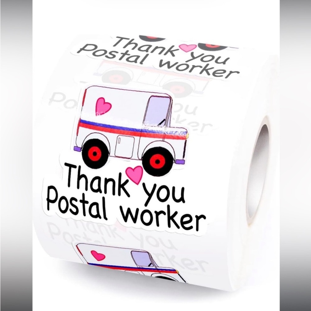 BEST SELLER! 📭 50 stickers - Thank you Postal Worker
